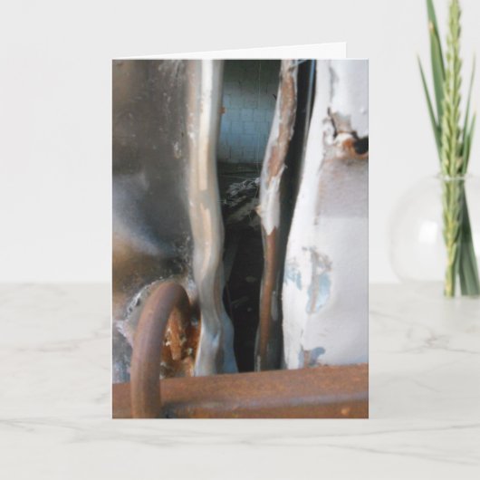 "Peeking in Lowertown Depot" Geburtskarte Karte (Vorderseite)