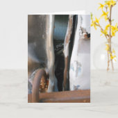 "Peeking in Lowertown Depot" Geburtskarte Karte (Gelbe Blume)