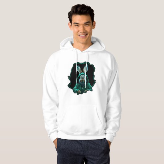 Peeking Kash Rabbit Hoodie (Vorne ganz)