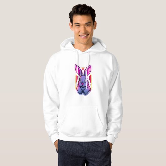 Peeking Kash Rabbit Hoodie (Vorne ganz)