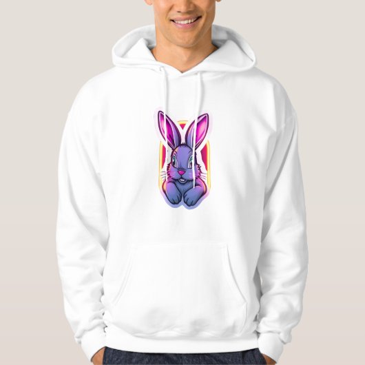Peeking Kash Rabbit Hoodie (Vorderseite)