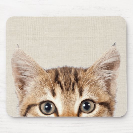 Peeking Kitty Mousepad (Vorne)