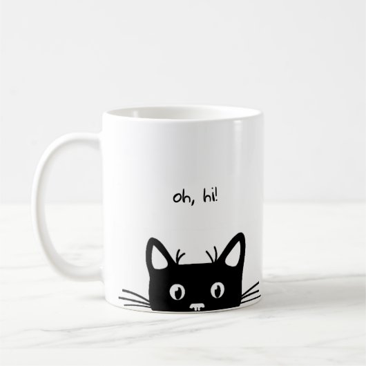 Peeking Kitty Tasse (Links)