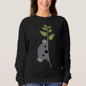 Peeking Koala Bear Sweatshirt (Vorderseite)