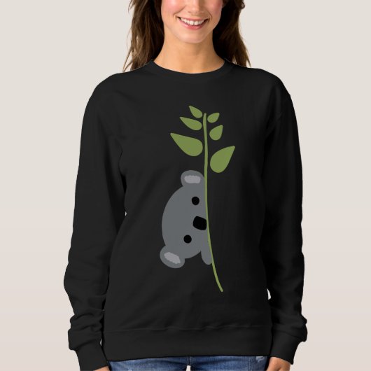 Peeking Koala Bear Sweatshirt (Vorderseite)