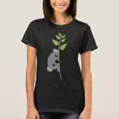 Peeking Koala Bear T - Shirt (Vorderseite)