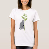 Peeking Koala Bear T - Shirt (Vorderseite)