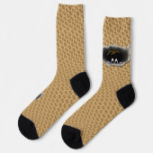 Peeking-Kreatur Socken (Linkes Detail)