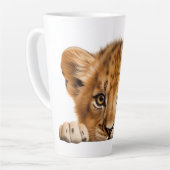 Peeking Leopard Milchtasse (Linke Ecke)