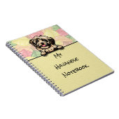 Peeking Niedlich Havanese Notebook Notizblock (Rechte Seite)