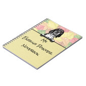 Peeking Niedliches englisches Pointer Notebook Notizblock (Linke Seite)