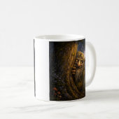 Peeking Norwegian Troll, Coffee Mug Kaffeetasse (VorderseiteRechts)
