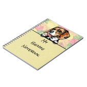 Peeking-Notebook mit Niedlichem Beagle Notizblock (Linke Seite)