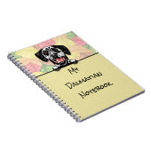 Peeking-Notebook mit Niedlichem Dalmatiner Notizblock (Rechte Seite)