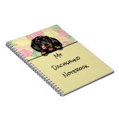 Peeking-Notebook mit niedlicher Dackel Notizblock (Rechte Seite)