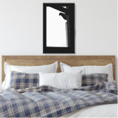 Peeking-Taube Leinwanddruck (Insitu (Schlafzimmer))