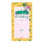 Peeking Tropical Christmas Teal Konverble (Vorne)