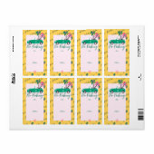 Peeking Tropical Christmas Teal Konverble (Vorne)