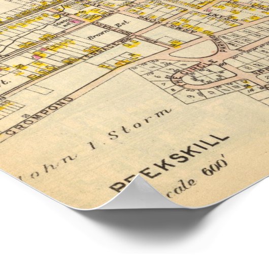 Peekskill, New York 2 Poster (Ecke)