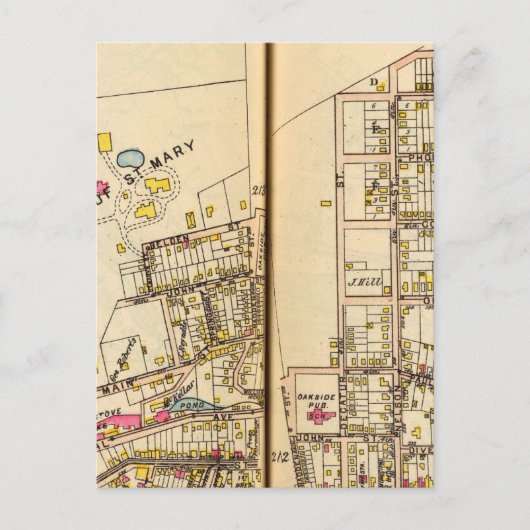 Peekskill, New York 3 Postkarte (Vorderseite)