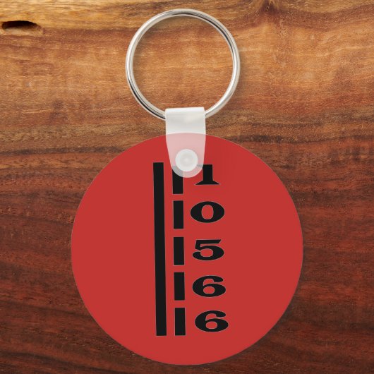 Peekskill, NY Zip Code Schlüsselkette Schlüsselanhänger (Vorderseite)