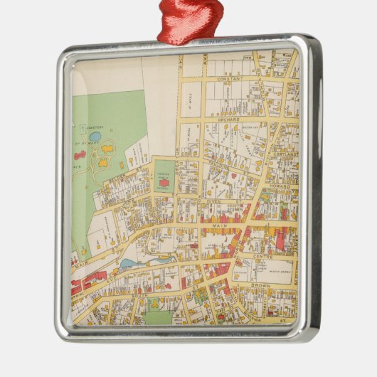 Peekskill Silbernes Ornament (Links)