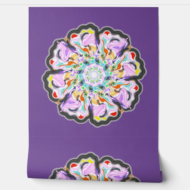 Peel-and-Stick-Tapete 14 - Sweet Lavendel Tapete (Abrollen)