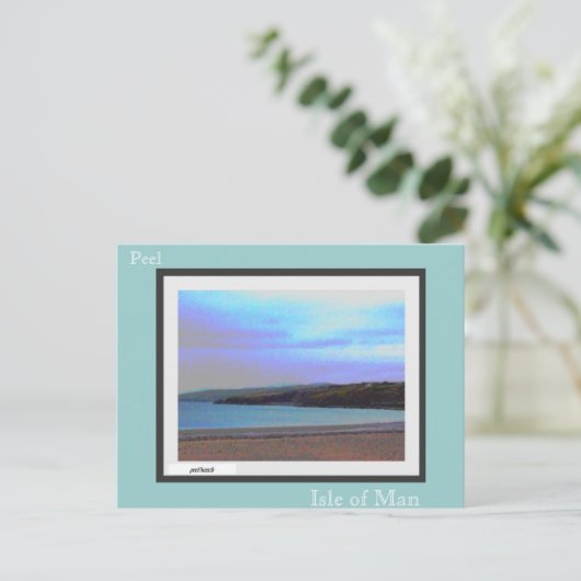 Peel Beach.. Postkarte (Stehend Vorderseite)