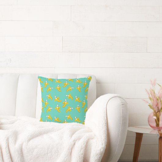 Peel me - Funny Banana Pattern Kissen (Liege)