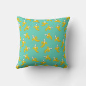 Peel me - Funny Banana Pattern Kissen (Rückseite)