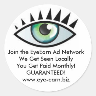 Peel-n-Stick Income Builder Runder Aufkleber