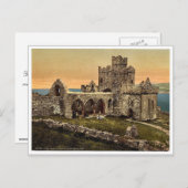 Peel, St. Germains Kathedrale, Isle of Man, Englan Postkarte (Vorne/Hinten)