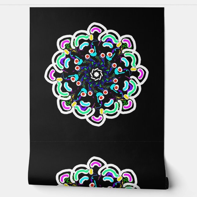 Peel und Stick Wallpaper 13 - Mitternacht Tapete (Abrollen)