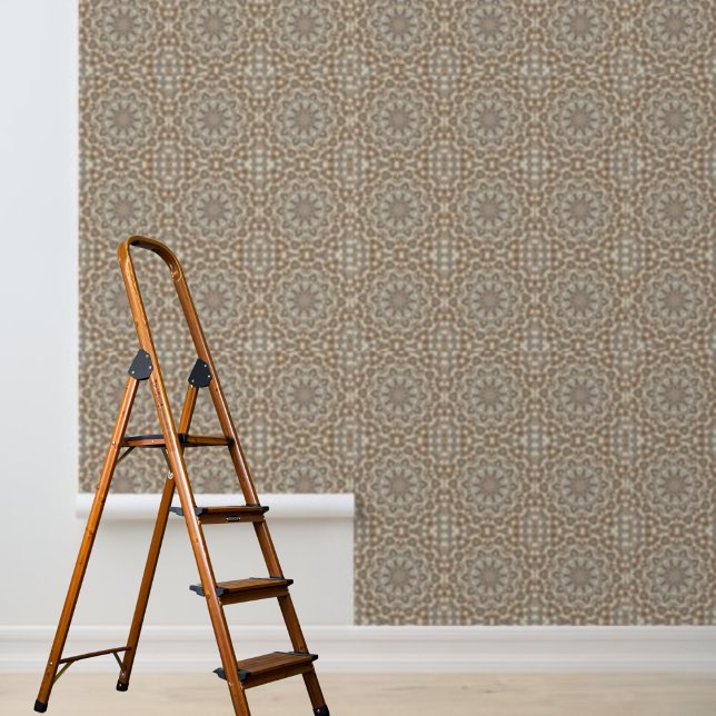 Peel und Stick Wallpaper Beige Grau Grau Tapete (Peel and Stick Wallpaper Beige Grey Graphiic Wallpaper)