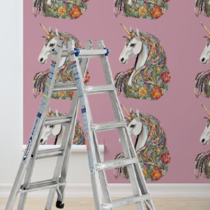 Peel und Stick Wallpaper Unicorn Mythisches Pferd Tapete