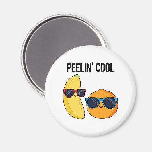 Peelin Cool Funny Fruit Pub Magnet (Vorderseite/Rückseite)