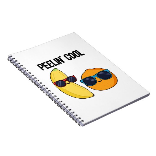Peelin Cool Funny Fruit Pub Notizblock (Rechte Seite)