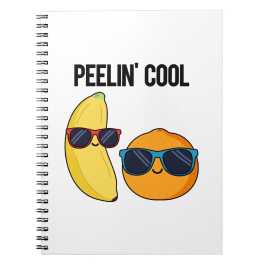 Peelin Cool Funny Fruit Pub Notizblock (Vorderseite)