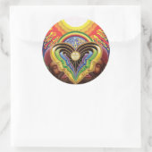 Peeling Bodies Runder Aufkleber (Tasche)