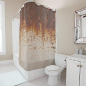 Peeling Farbe, rostige Wandstruktur. Duschvorhang (Beispiel)