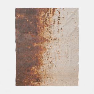 Peeling Farbe, rostige Wandstruktur. Fleecedecke