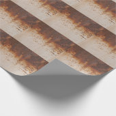 Peeling Farbe, rostige Wandstruktur. Geschenkpapier (Ecke)
