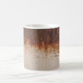 Peeling Farbe, rostige Wandstruktur. Kaffeetasse (Mittel)