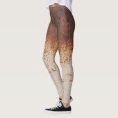 Peeling Farbe, rostige Wandstruktur. Leggings (Links)