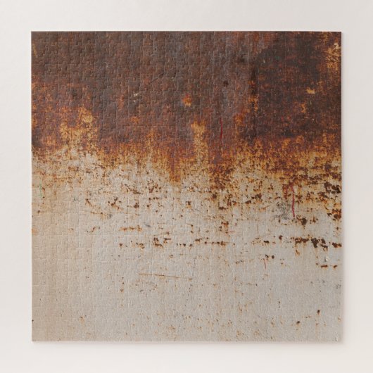 Peeling Farbe, rostige Wandstruktur. Puzzle (Vertikal)