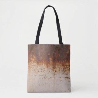 Peeling Farbe, rostige Wandstruktur. Tasche
