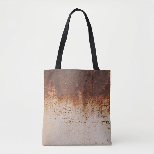 Peeling Farbe, rostige Wandstruktur. Tasche (Vorderseite)