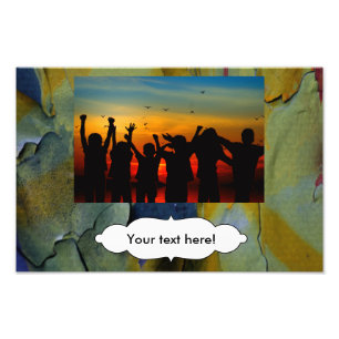 Peeling Fotodruck