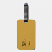 Peeling Gepäckanhänger (Rückseite vertikal)