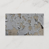 Peeling mit blauer Farbe Visitenkarte (Rückseite)